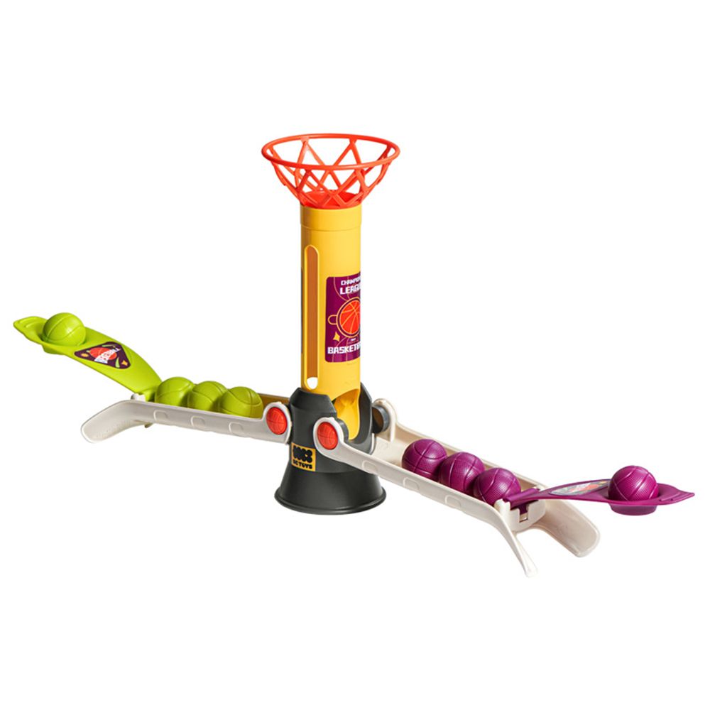 Babycare - Crane Truck Playset And Basketball Set With Activity Cube