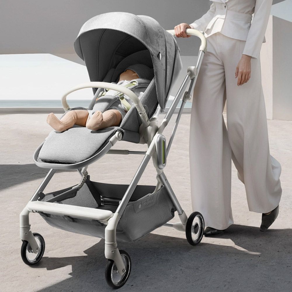 Babycare - Compact Reversible Stroller - Time Silver