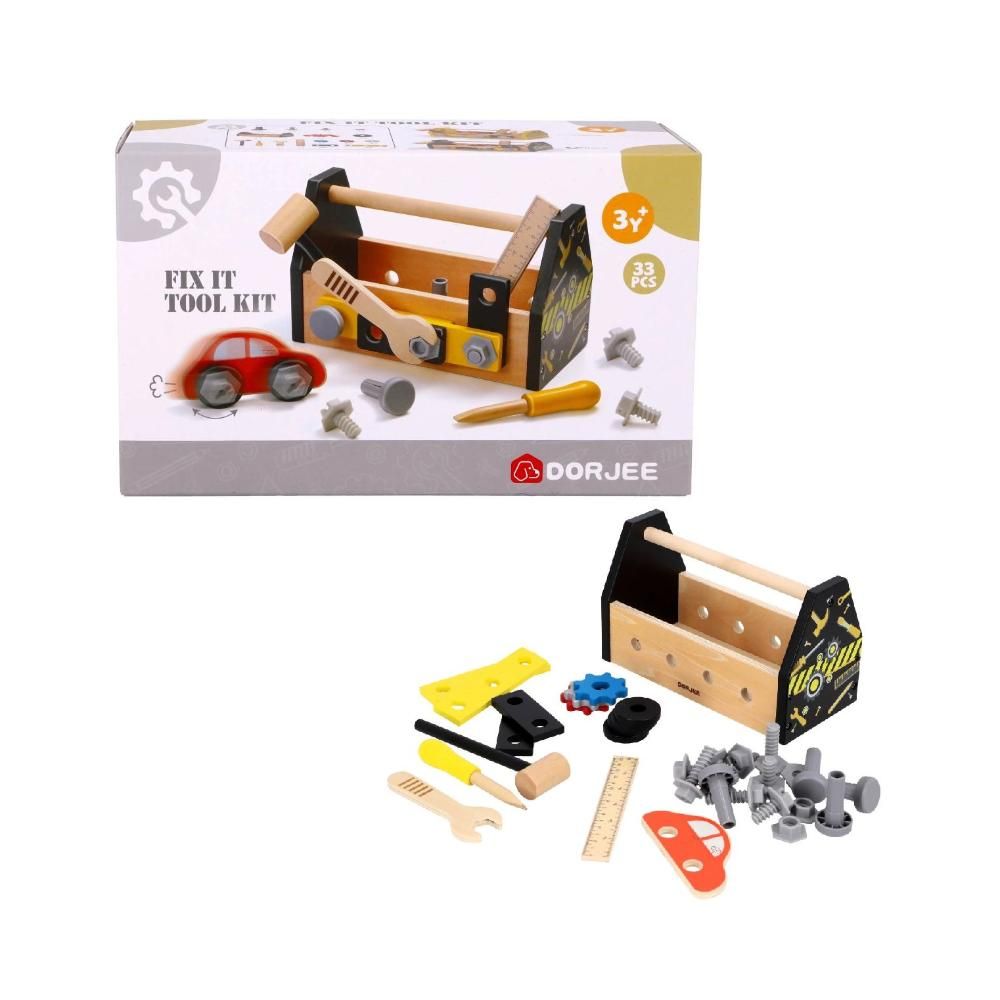 Babycare - Fix It Toolbox Wooden Toy Set