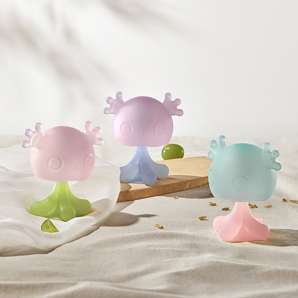 Babycare - Baby Teether Rattle Octopus Weir Powder