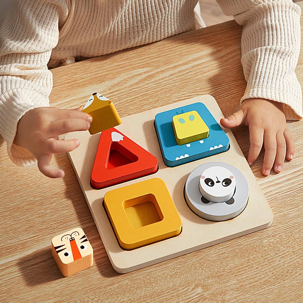 Babycare - Shapes Building Blocks - Multicolor