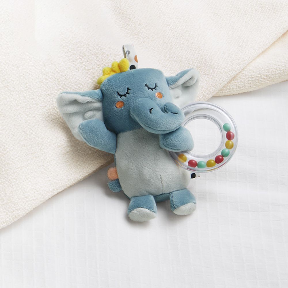 Babycare - Comforter Soft Doll - Elephant - Grey - 24cm