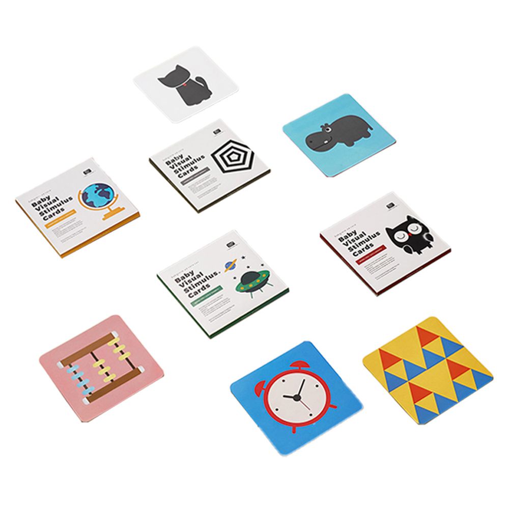 Babycare - Baby Visual Stimulus Cards Multicolor