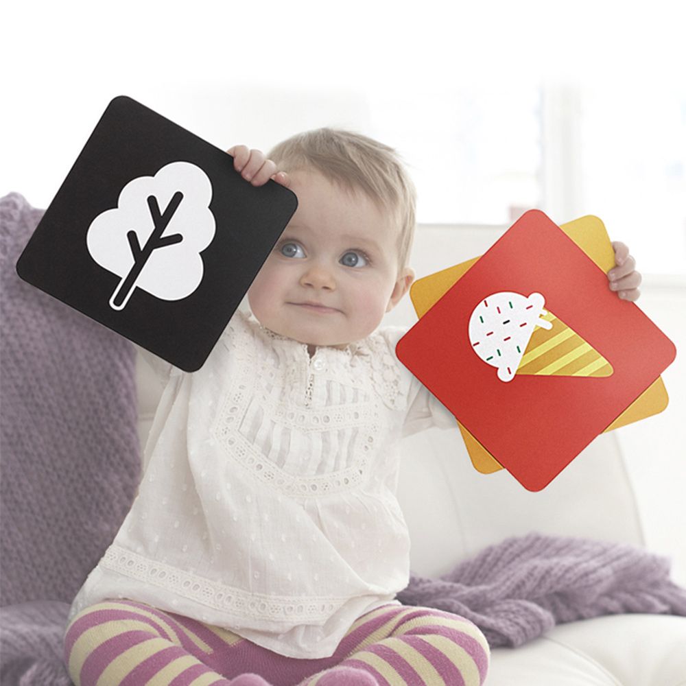 Babycare - Baby Visual Stimulus Cards Multicolor