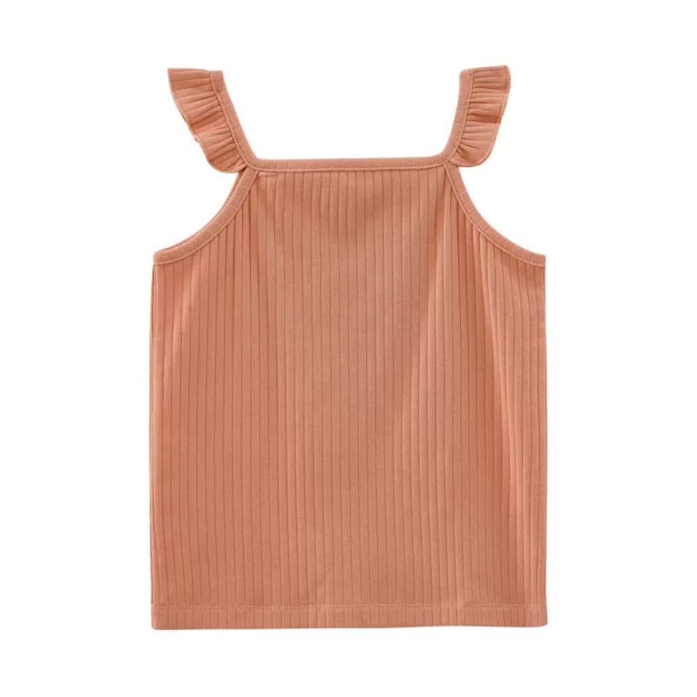 Babycare - Girl's Sleeveless Cotton Top - Brown