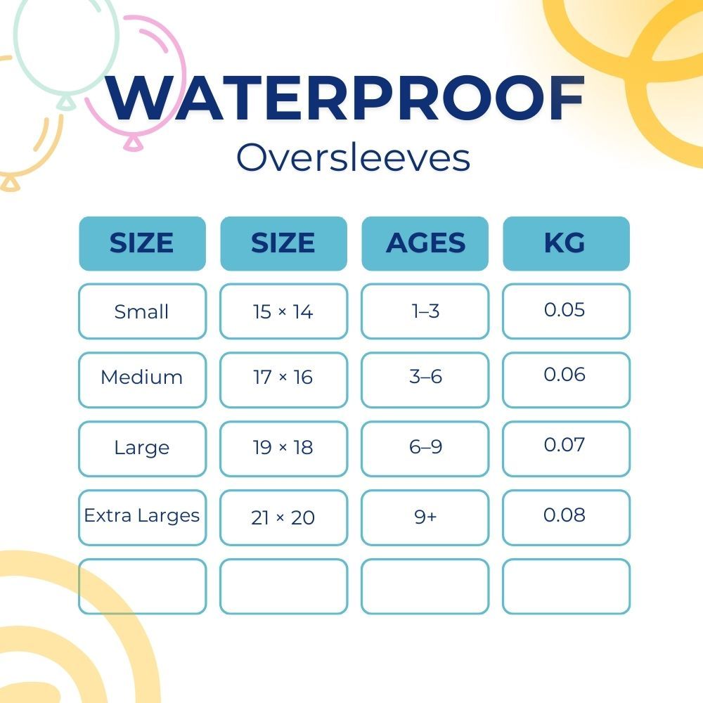 Babycare - Waterproof Oversleeves Swim Aid - Blue