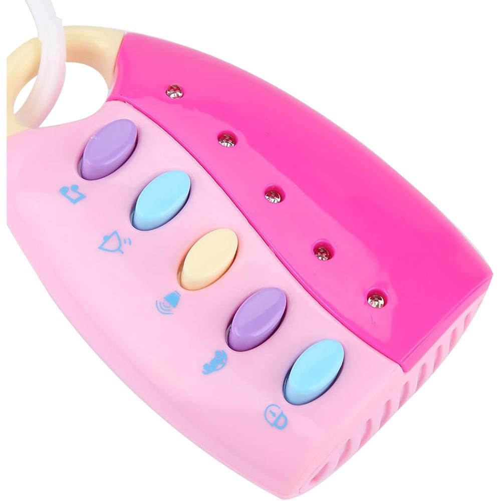 Babycare - Cartoon Music Smart Remote Toy - Pink