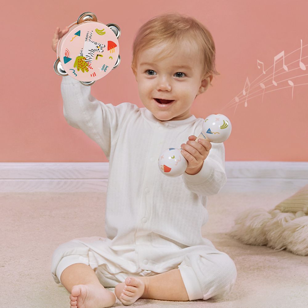 Babycare - Baby Tambourine - Pink