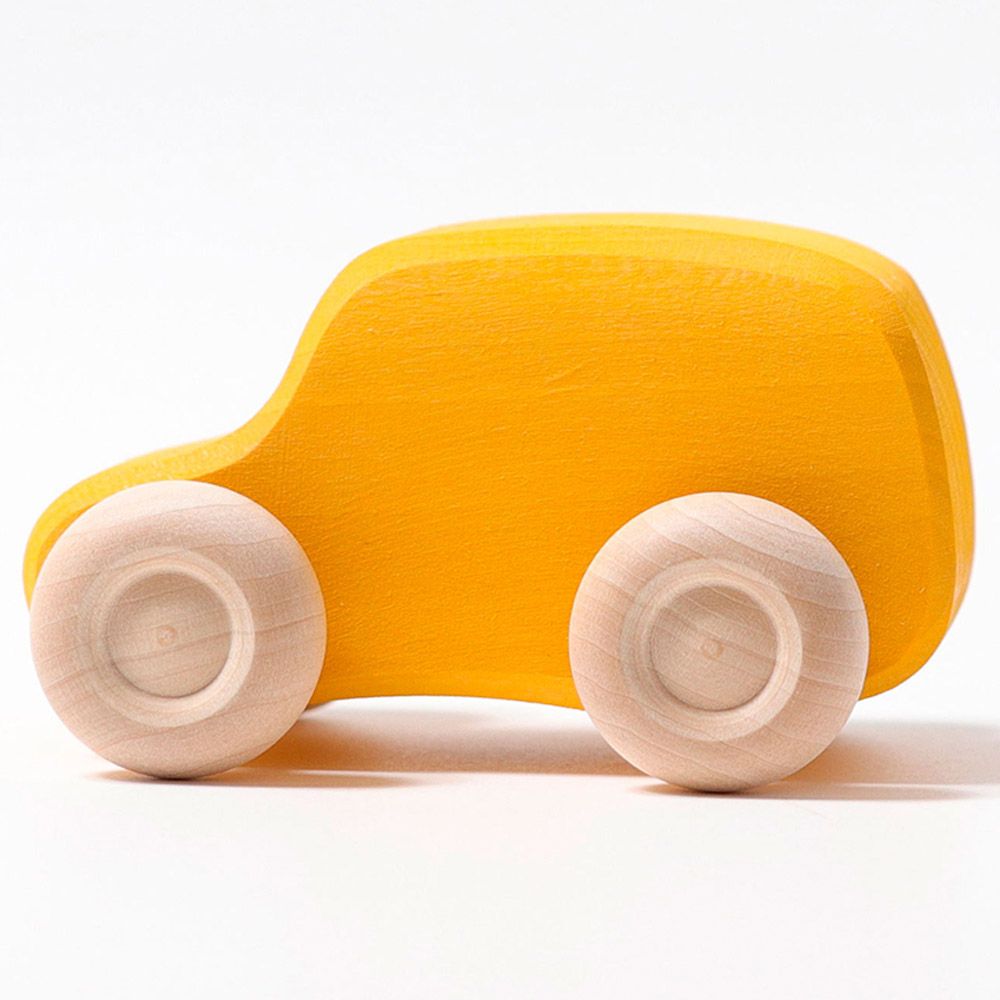 Grimm's - Colored Wooden Cars - 6pcs