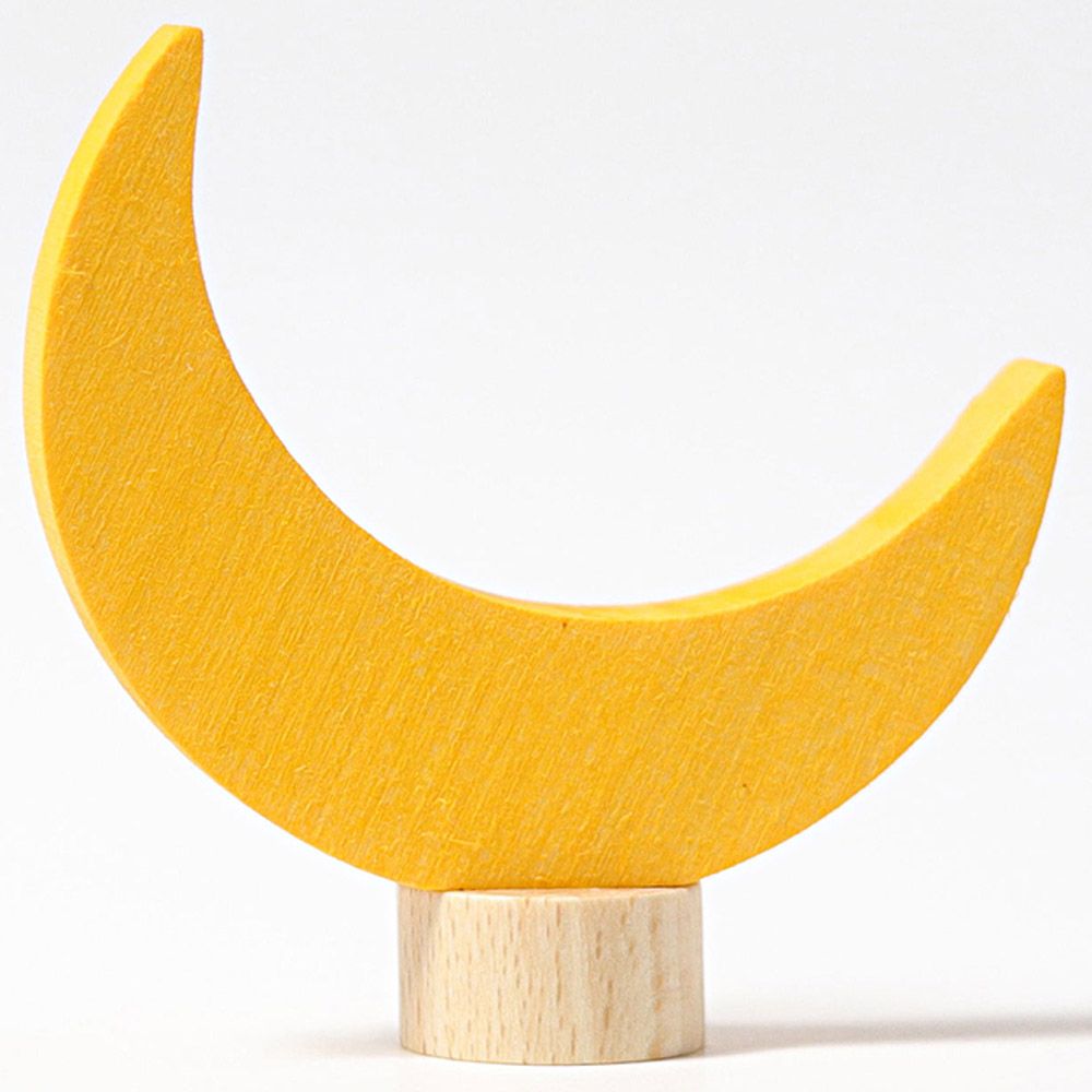 Grimm's - Decorative Figure - Moon - Yellow