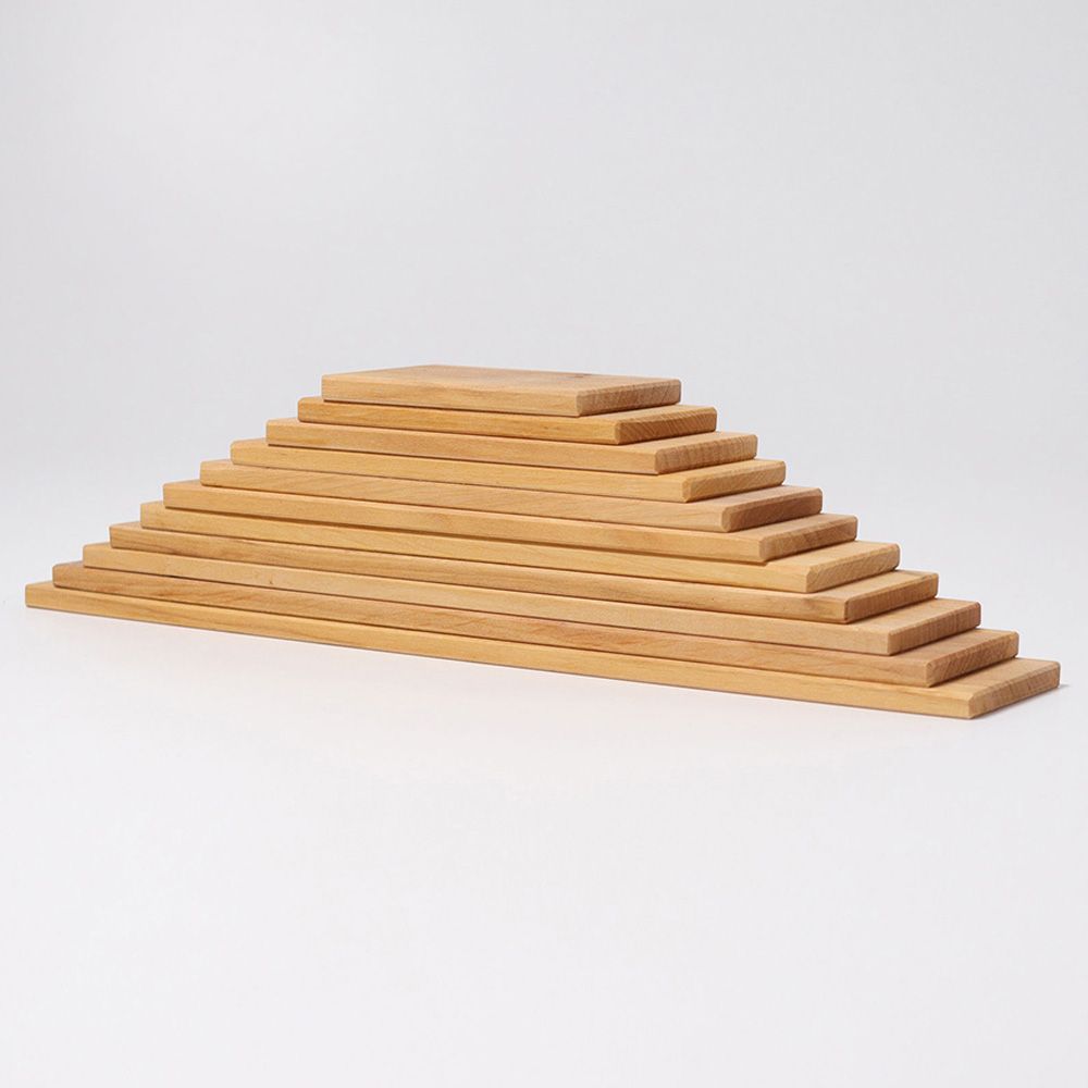 Grimm's - Building Boards - 11pcs - Natural