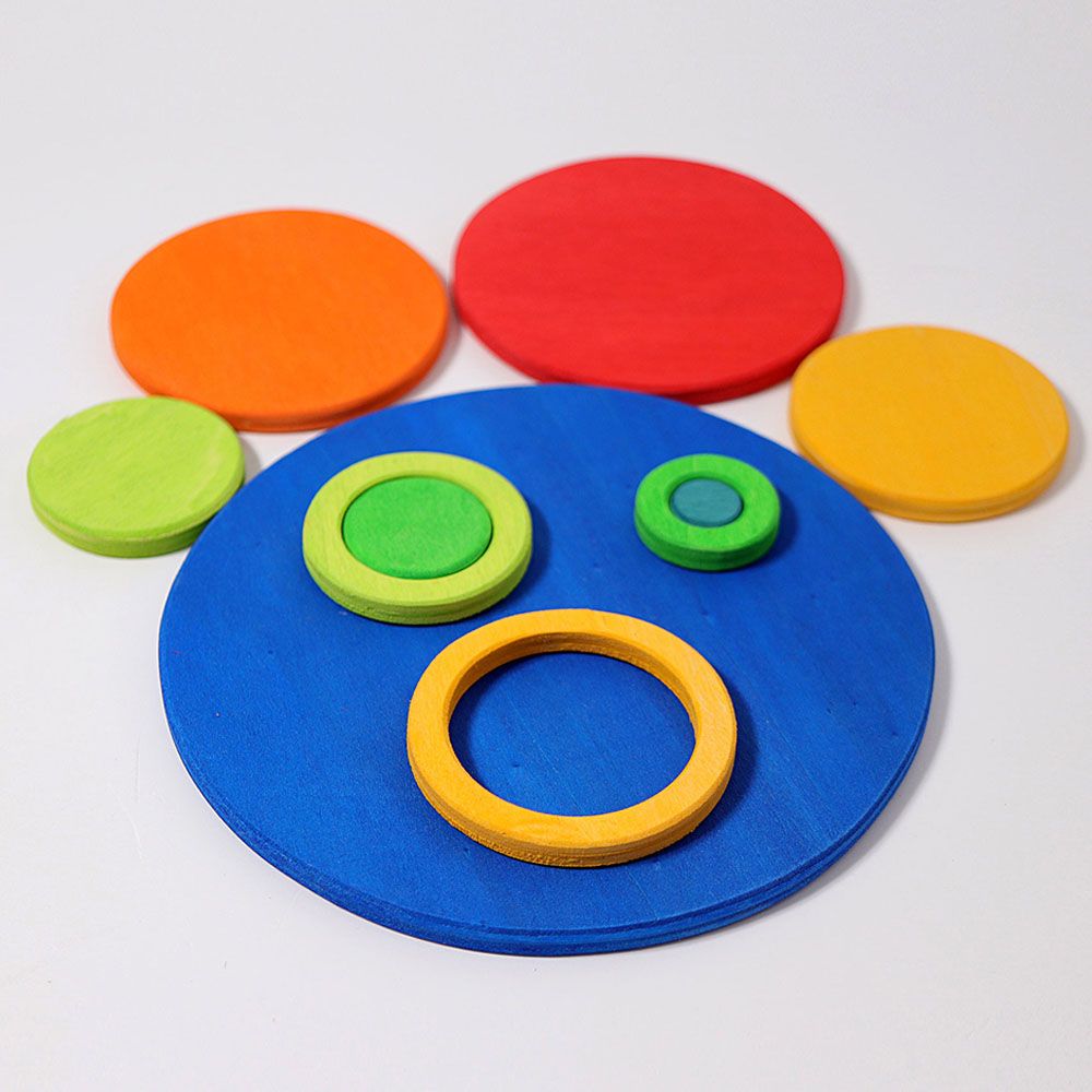 Grimm's - Concentric Circles And Rings - 20pcs