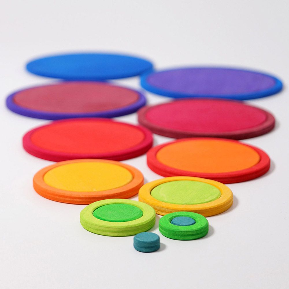 Grimm's - Concentric Circles And Rings - 20pcs