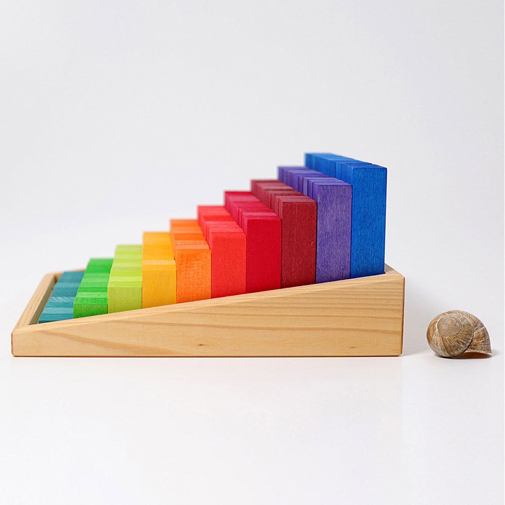 Grimm's - Small Stepped Counting Blocks - 100pcs