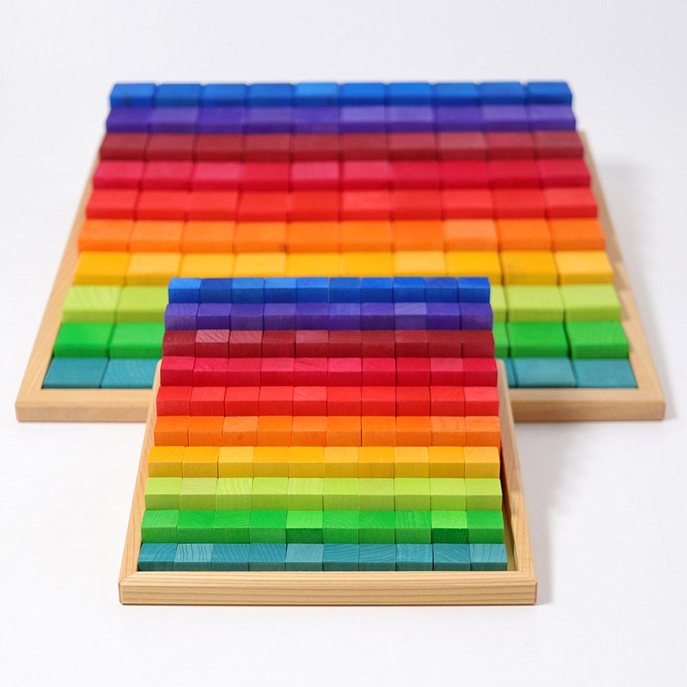 Grimm's - Small Stepped Counting Blocks - 100pcs