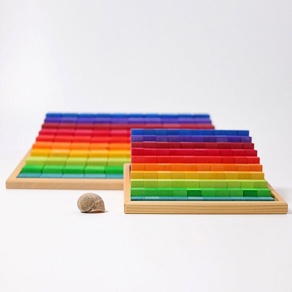 Grimm's - Small Stepped Counting Blocks - 100pcs