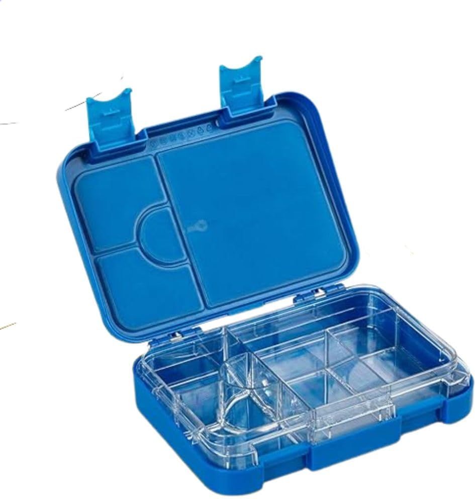 Brain Giggles - Bento Lunch Box With 6 Compartments - Blue