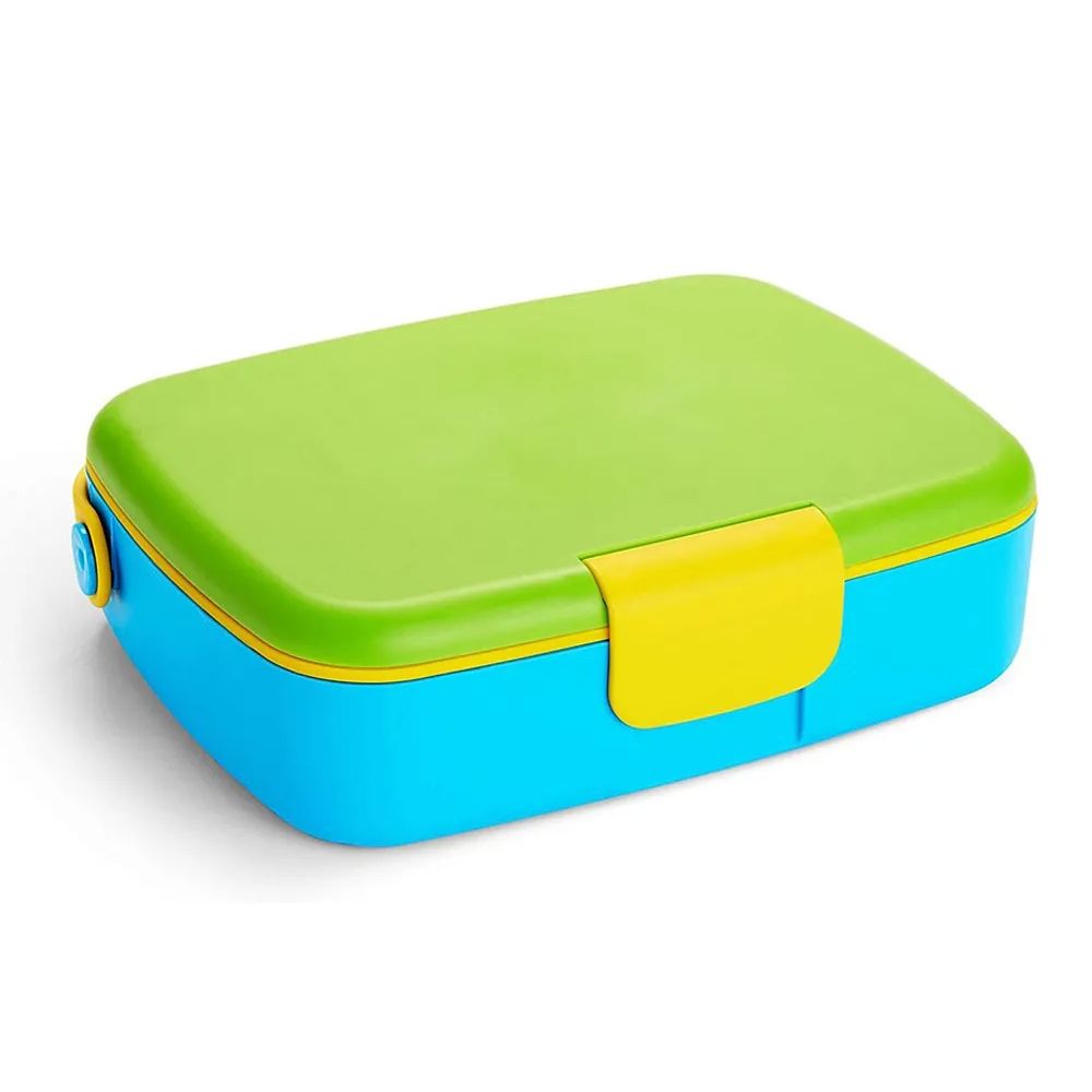 Brain Giggles - Bento Lunch Box With 5 Compartments - Green/Blue