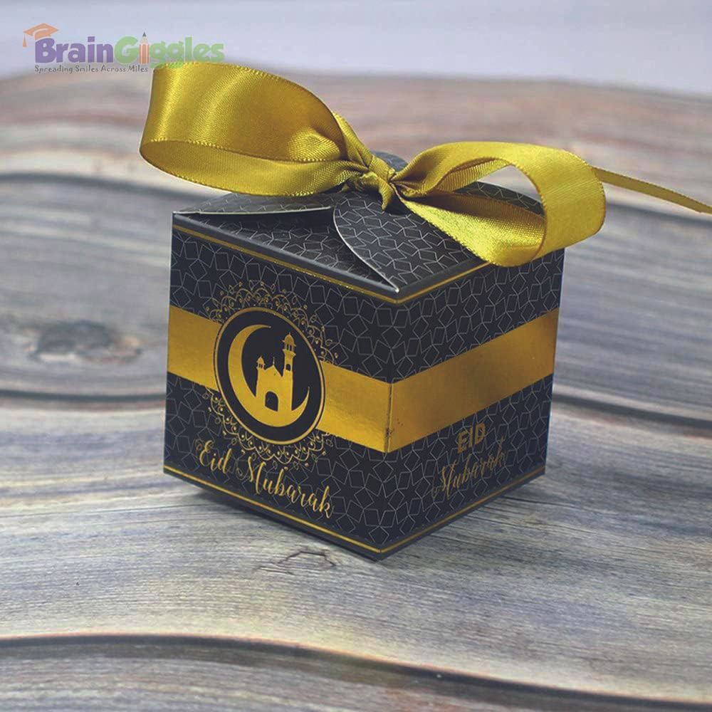 BrainGiggles - Eid Mubarak Gift Boxes - 5 Pcs - Black