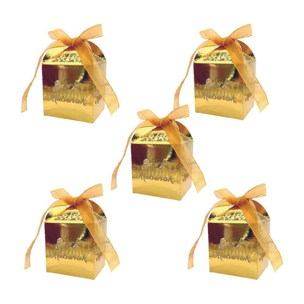 BrainGiggles - Eid Mubarak Gift Boxes - 5 Pcs - Gold