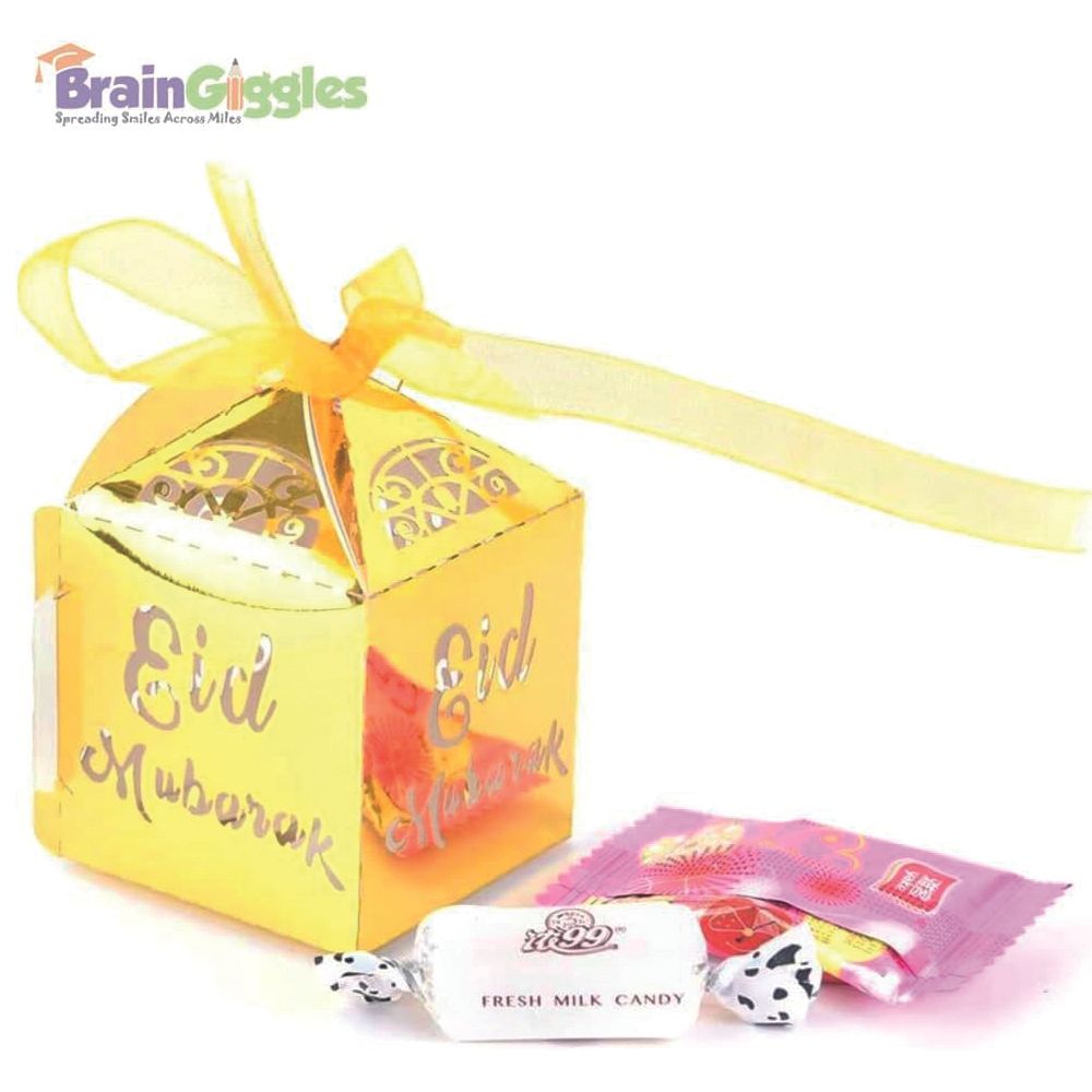 BrainGiggles - Eid Mubarak Gift Boxes - 5 Pcs - Gold