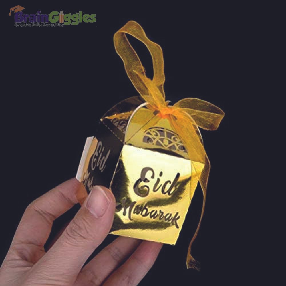 BrainGiggles - Eid Mubarak Gift Boxes - 5 Pcs - Gold