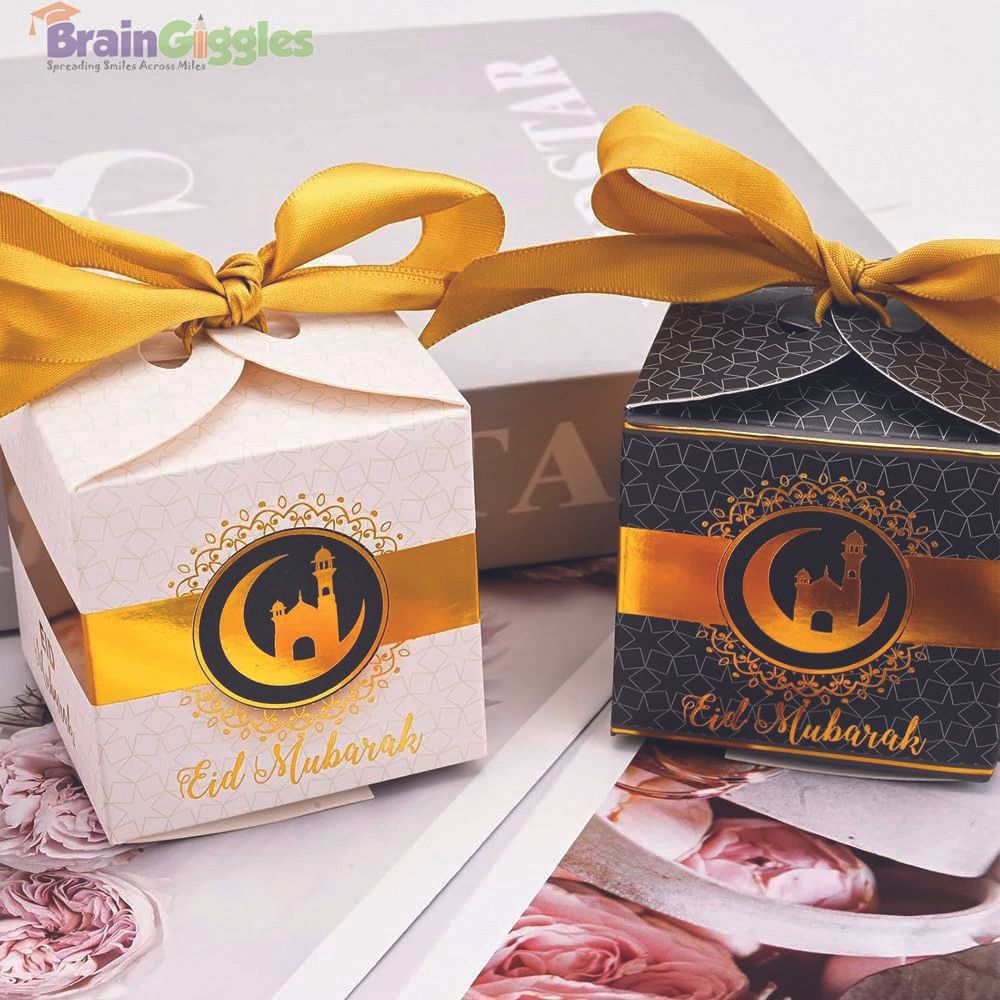 BrainGiggles - Eid Mubarak Gift Boxes - 5 Pcs - White