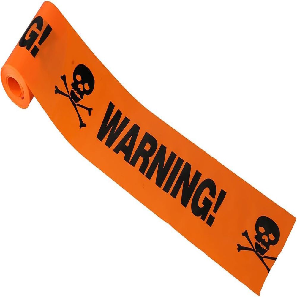 Brain Giggles - Halloween Decor Caution Tape - 6 m