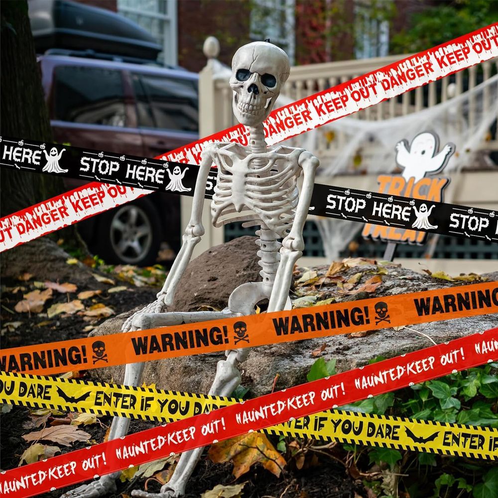 Brain Giggles - Halloween Decor Caution Tape - 9 m