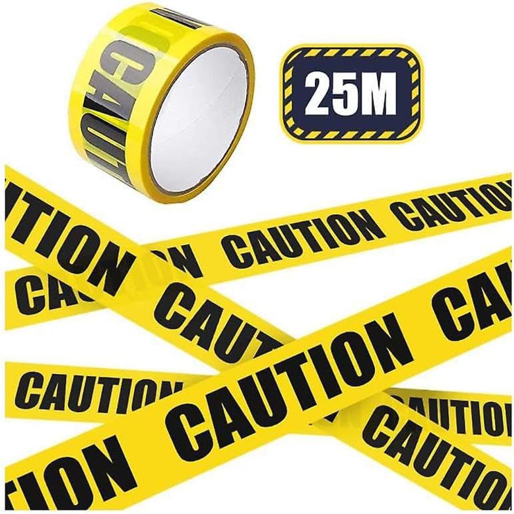 Brain Giggles - Halloween Decor Caution Tape - 25 m