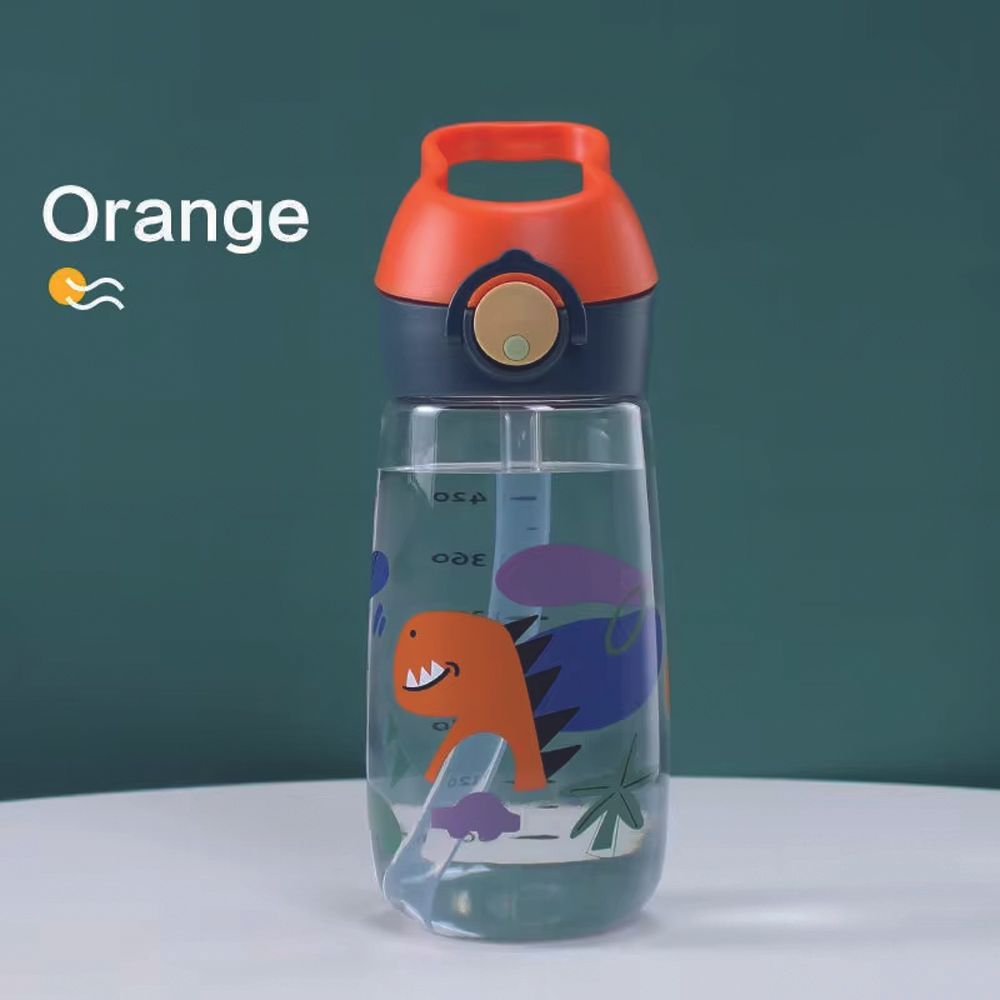 Brain Giggles - Tritan Water Bottle - Orange - 480 ml