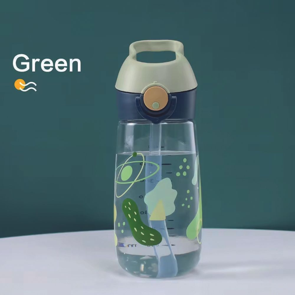 Brain Giggles - Tritan Water Bottle - Green - 480 ml