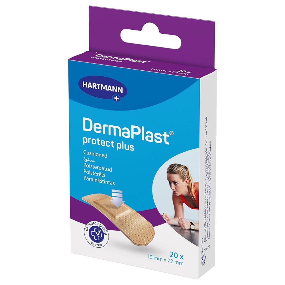 Dermaplast - Protect Plus Plasters - Pack Of 20