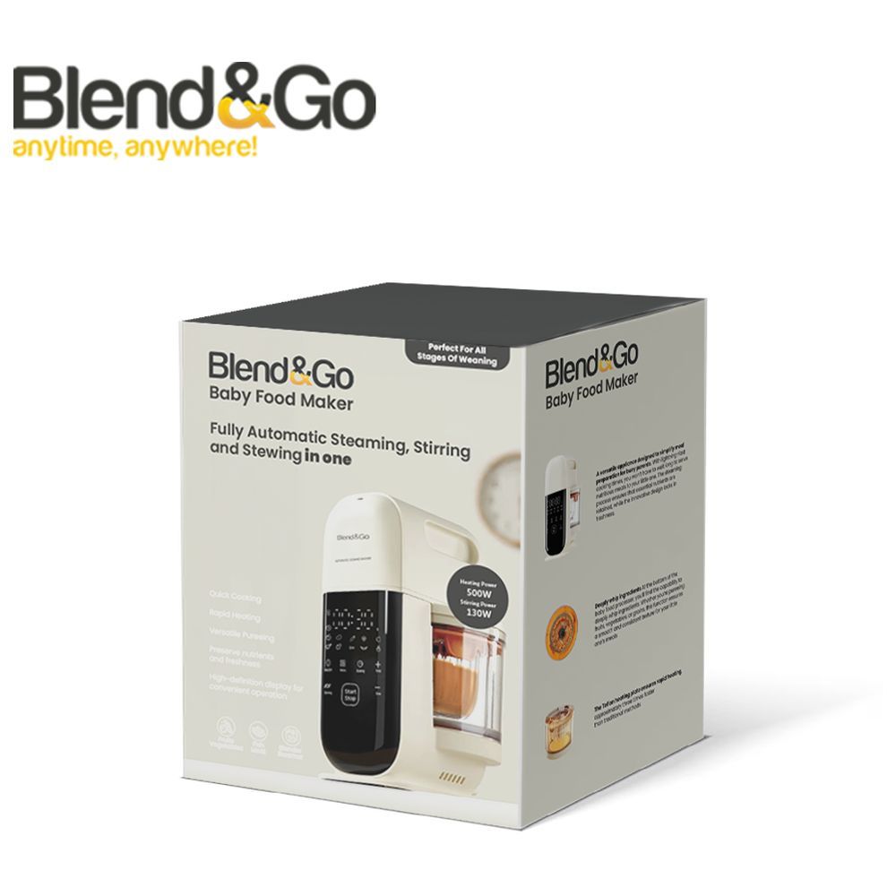 BlendnGo - 4-in-1 Easy Food Maker - White