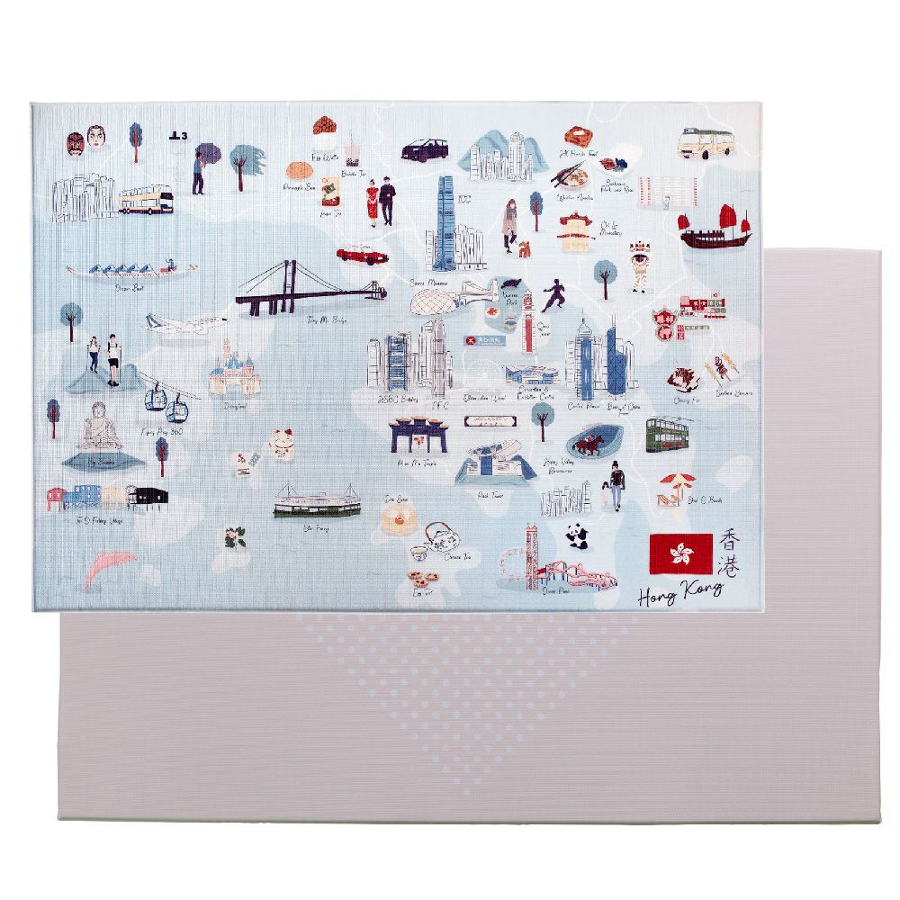 Milk It Baby - Hong Kong City Tour Reversible Play Mat