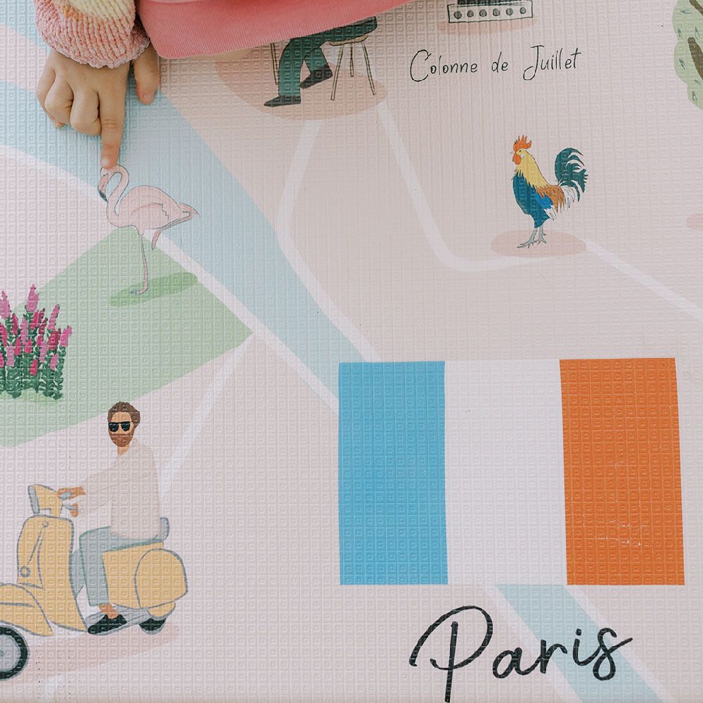 Milk It Baby - Paris City Tour Reversible Play Mat