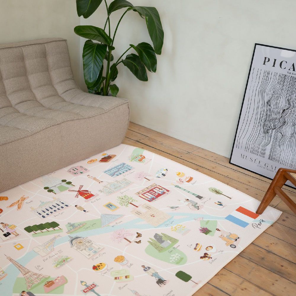 Milk It Baby - Paris City Tour Reversible Play Mat