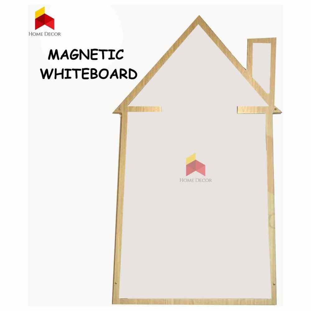 Home Decor - House Shaped Magnetic White Board