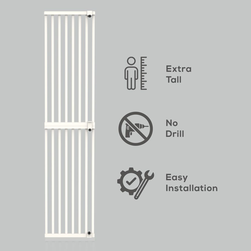 Baby Safe -  Metal Safety Gate Extension 40cm Tall