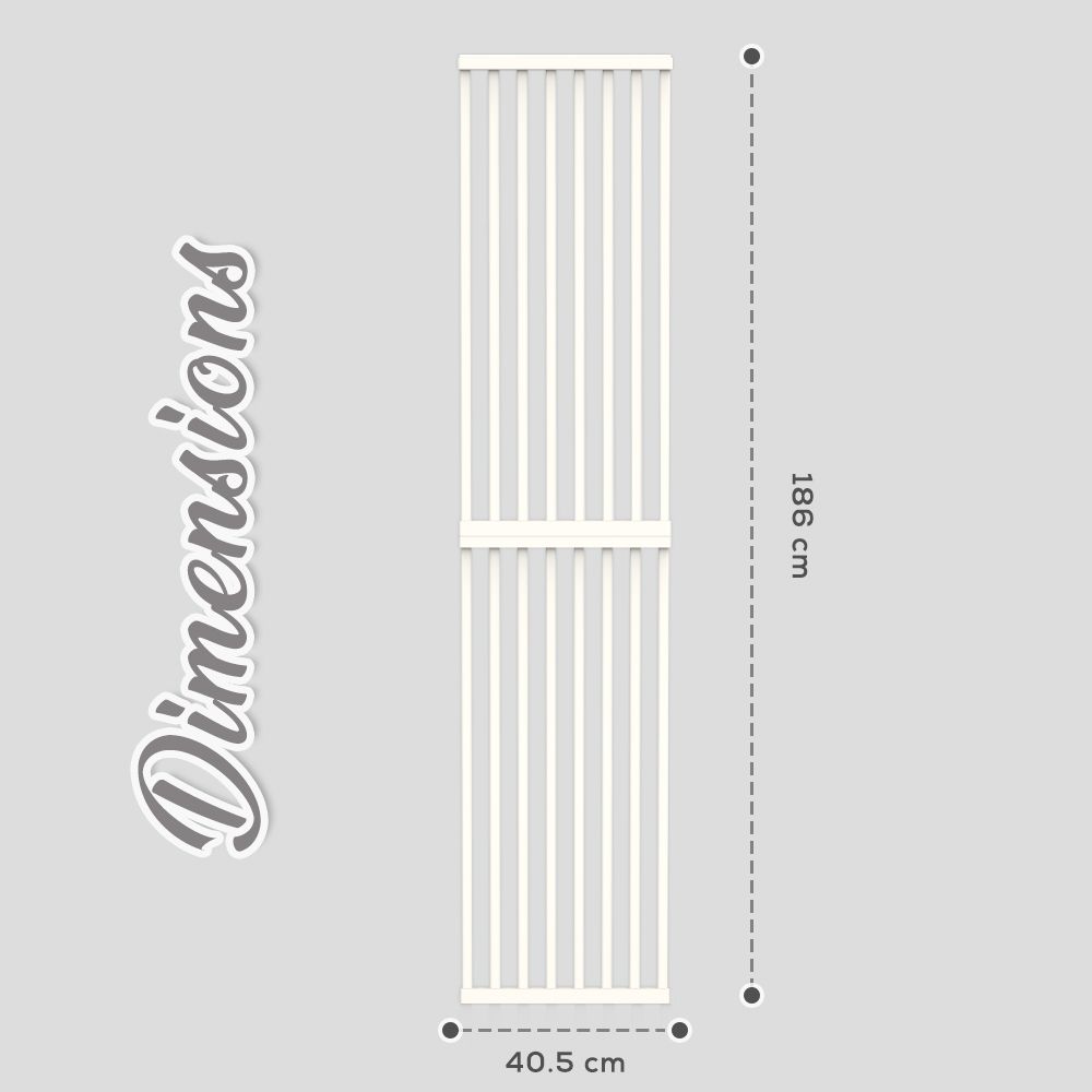 Baby Safe -  Metal Safety Gate Extension 40cm Tall