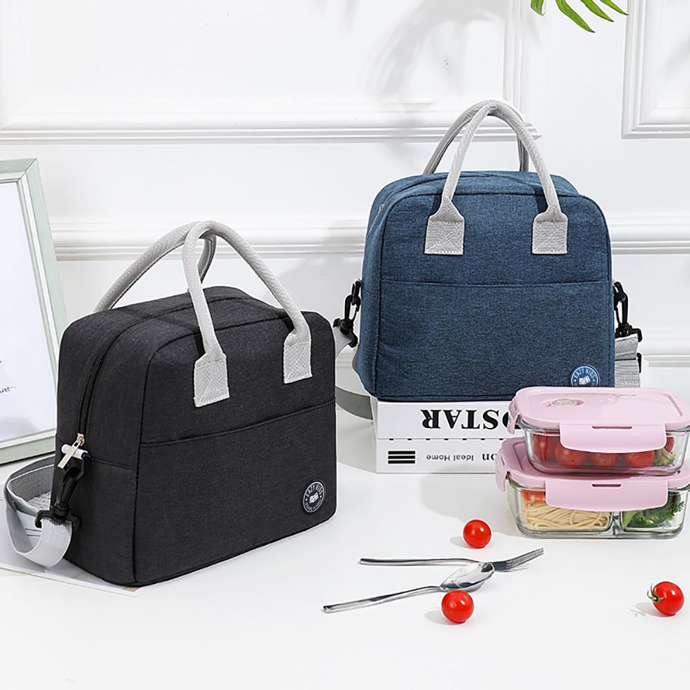 Eazy Kids - Lunch Bag With Bento Lunch Box And Accessory Set - Space Expeditions