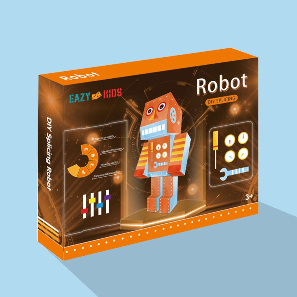 Eazy Kids - DIY Doodle Colouring Art Kit - Robot