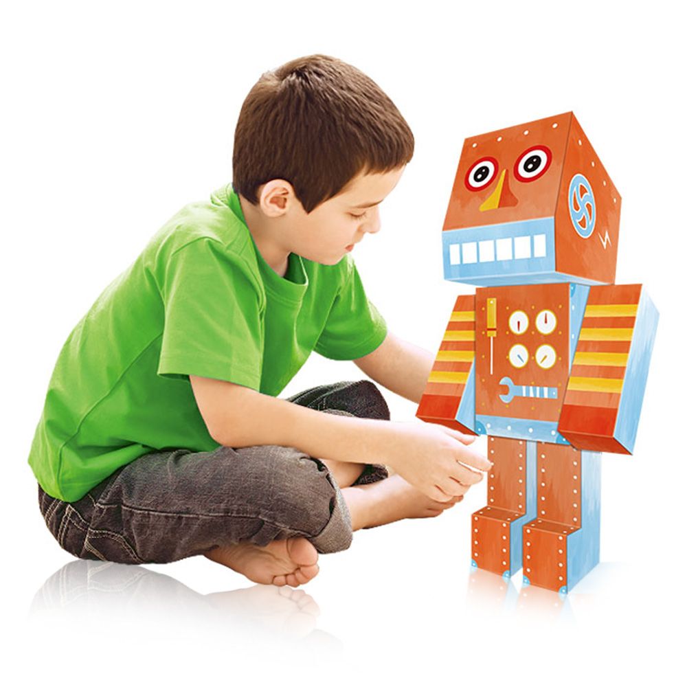 Eazy Kids - DIY Doodle Colouring Art Kit - Robot