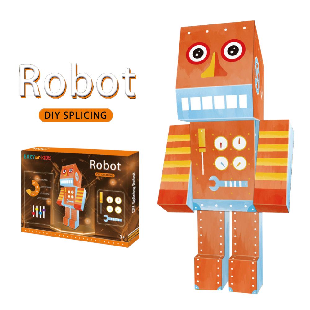 Eazy Kids - DIY Doodle Colouring Art Kit - Robot