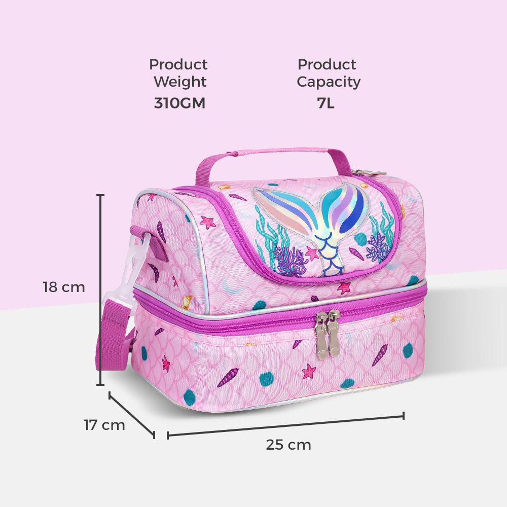 Eazy Kids - Dual Compartment Lunch Bag - Mermaid