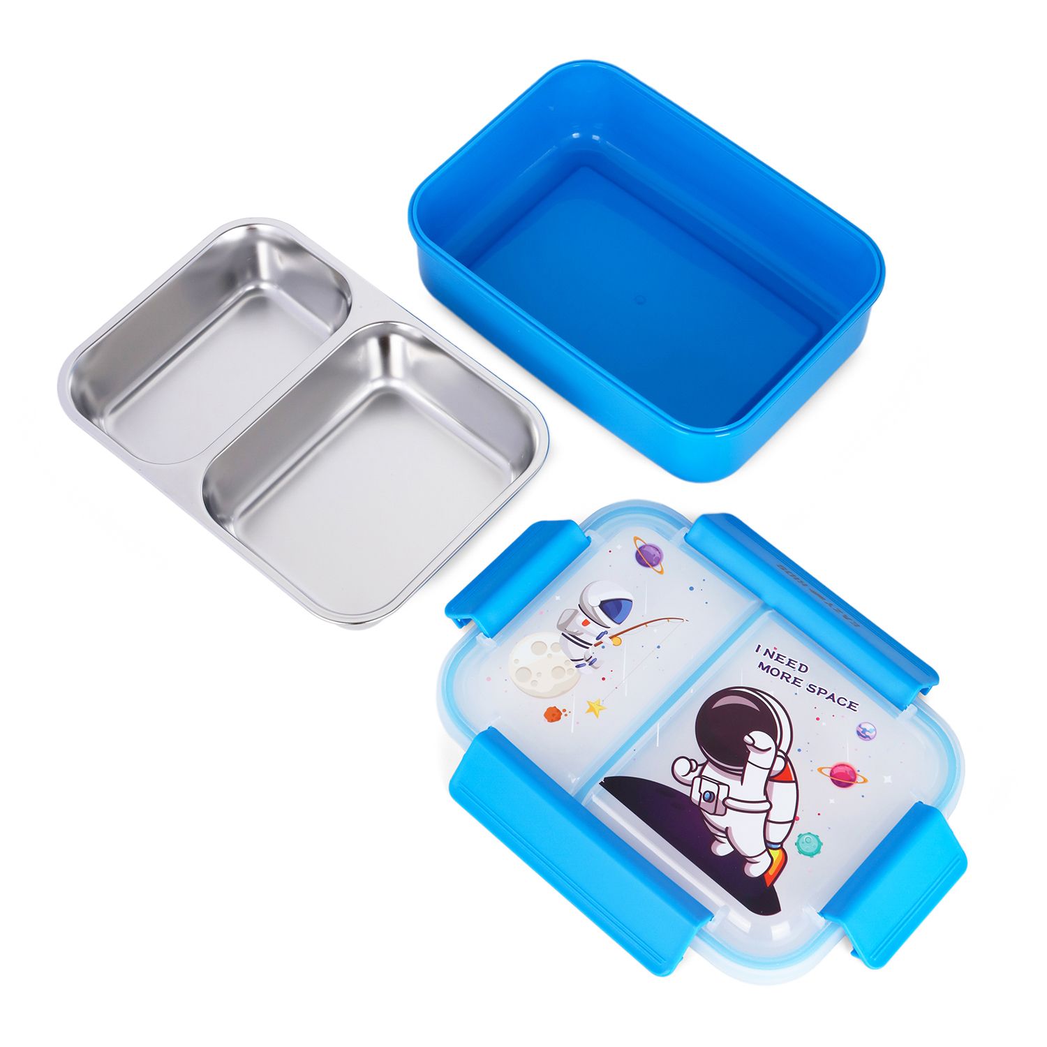 Eazy Kids - Lunch Box - Astronaut - Blue