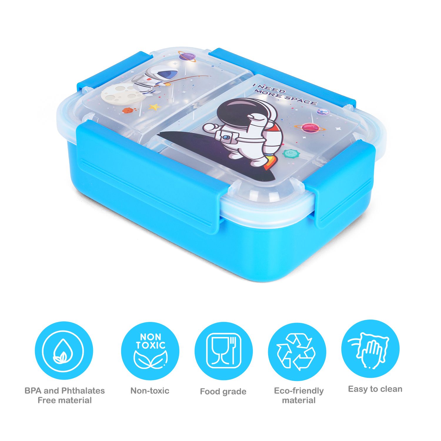 Eazy Kids - Lunch Box - Astronaut - Blue