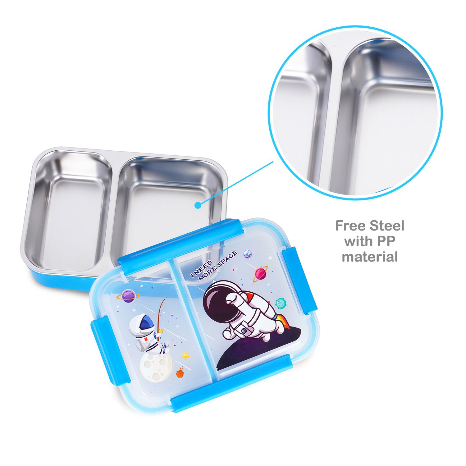 Eazy Kids - Lunch Box - Astronaut - Blue