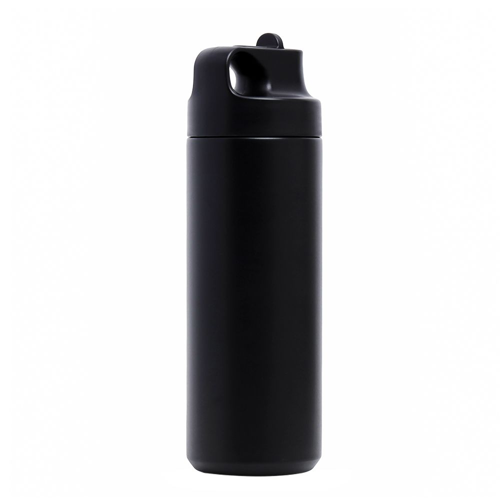 Eazy Kids - Insulated Stainless Steel Sports Water Bottle - 550ml - Black