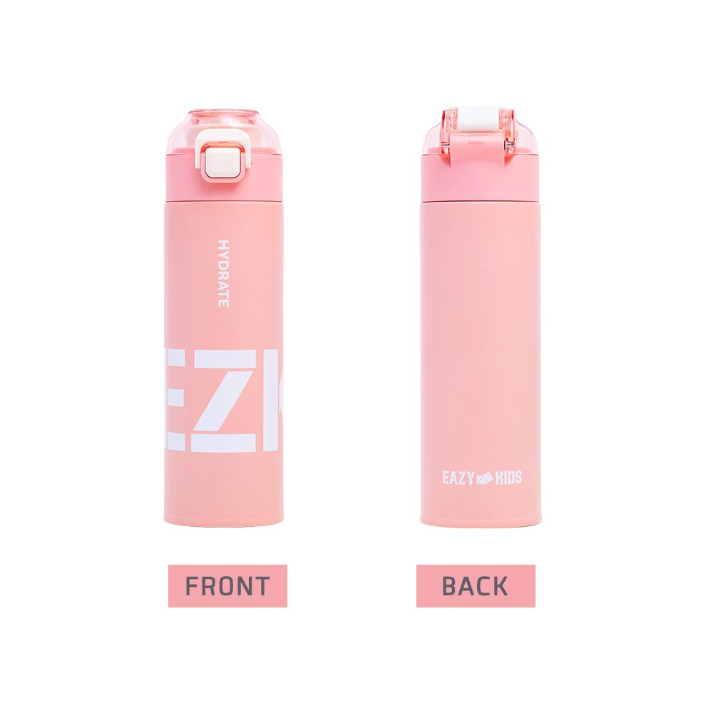 Eazy Kids - Insulated Travel Water Bottle - 550ml - Pink